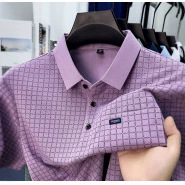 2026 Nova muška polo majica s dužim rukavima, udobna široka kroja, korejski stil