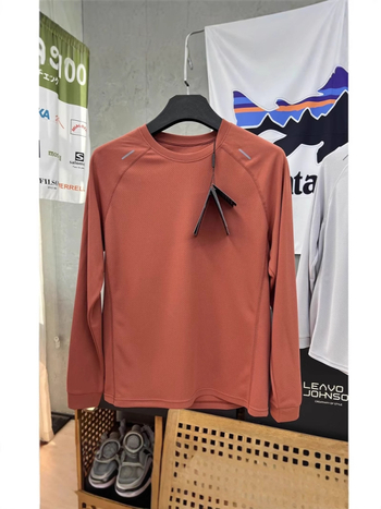 Muška ljetna sportska majica s dugim rukavima, opuštena kroja, upijanje vlage, prozračna, brzo suši, poliester