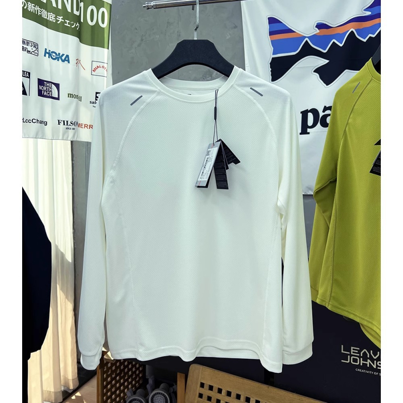 Muška ljetna sportska majica s dugim rukavima, opuštena kroja, upijanje vlage, prozračna, brzo suši, poliester