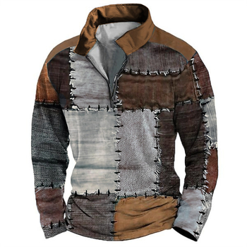 Muško polo s 3D zatvaračem i digitalnim printom – ulični sportski stil