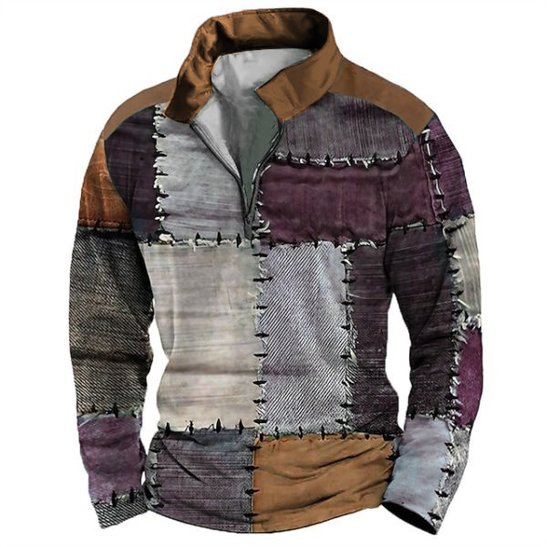Muško polo s 3D zatvaračem i digitalnim printom – ulični sportski stil