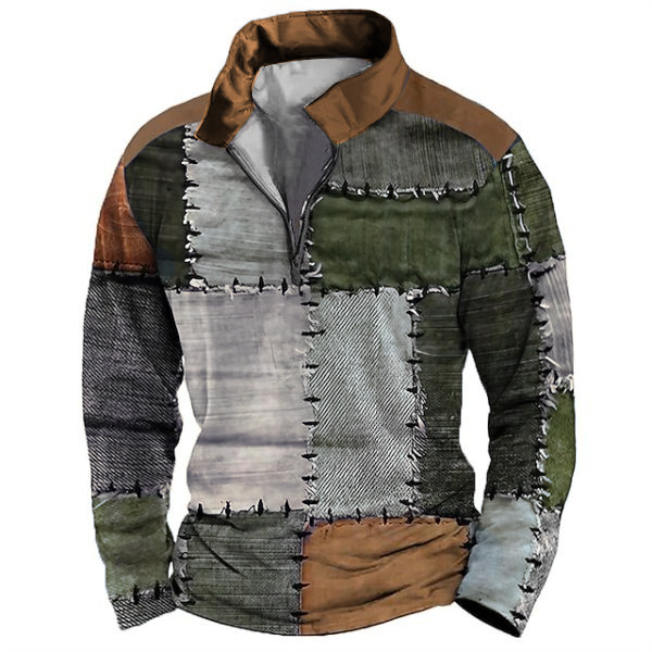 Muško polo s 3D zatvaračem i digitalnim printom – ulični sportski stil