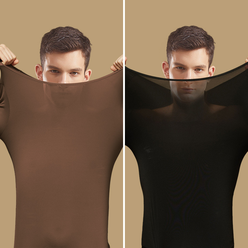 Set termic masculin cu bază din acid hialuronic, top și pantaloni, pentru toamnă/iarnă