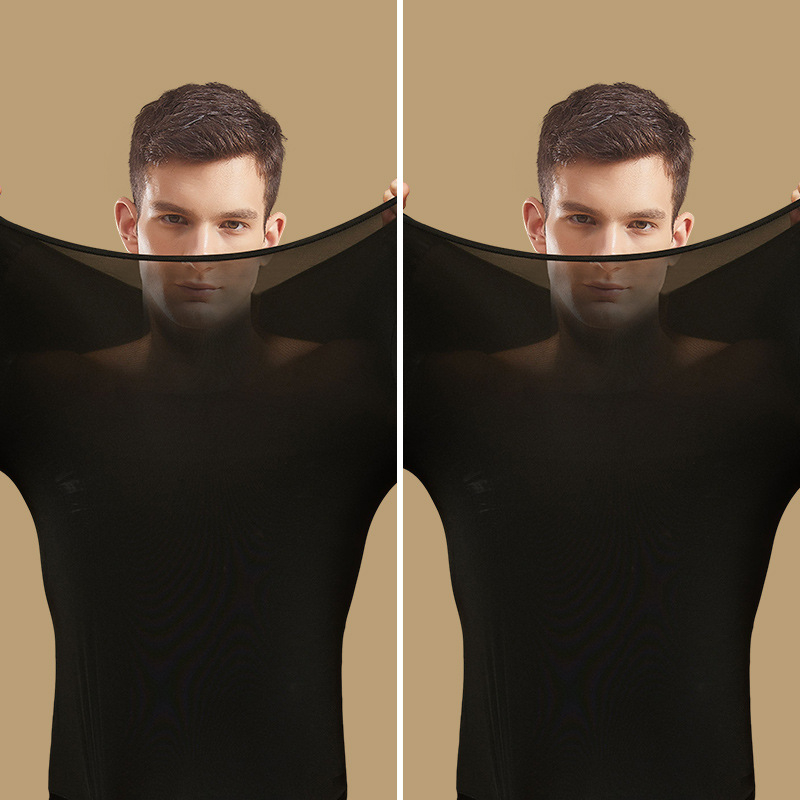 Set termic masculin cu bază din acid hialuronic, top și pantaloni, pentru toamnă/iarnă