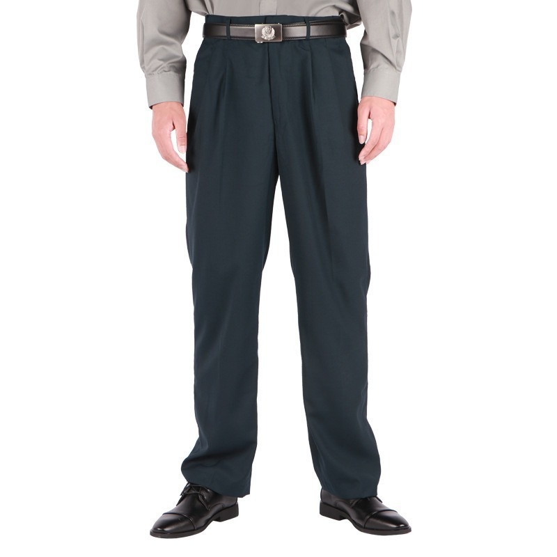 Muške hlače za službu s ravnim krojem, uniforme za osiguranje, otporne na habanje i na gužvanje