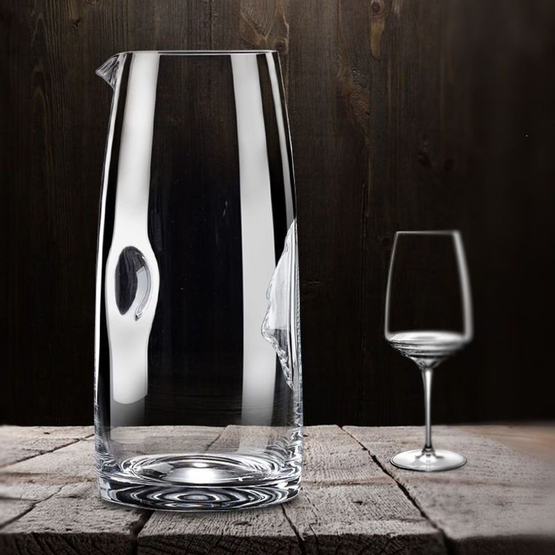 Kristály-dekanter emberi arc dizájn-nal whiskeyhez, borhoz és szeszes italokhoz