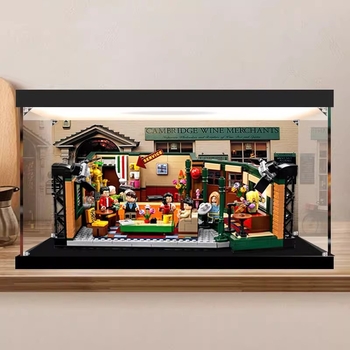 Akrilna kutija za Lego Friends Café 21319 model blokova, prozirna, otporna na prašinu