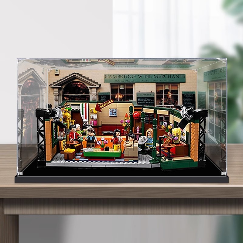 Akrilna kutija za Lego Friends Café 21319 model blokova, prozirna, otporna na prašinu