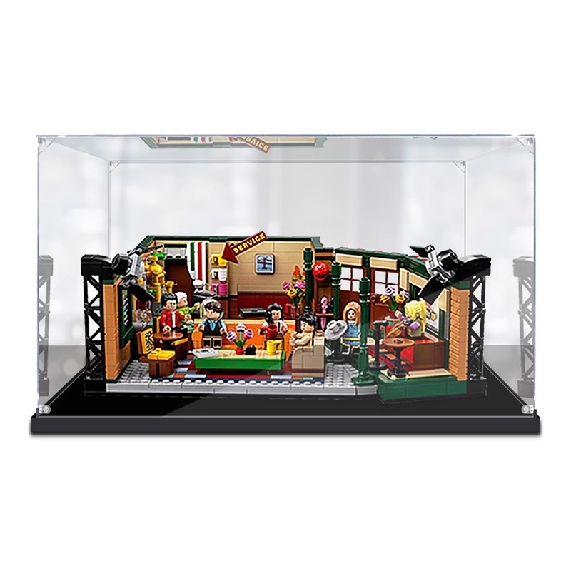 Akrilna kutija za Lego Friends Café 21319 model blokova, prozirna, otporna na prašinu