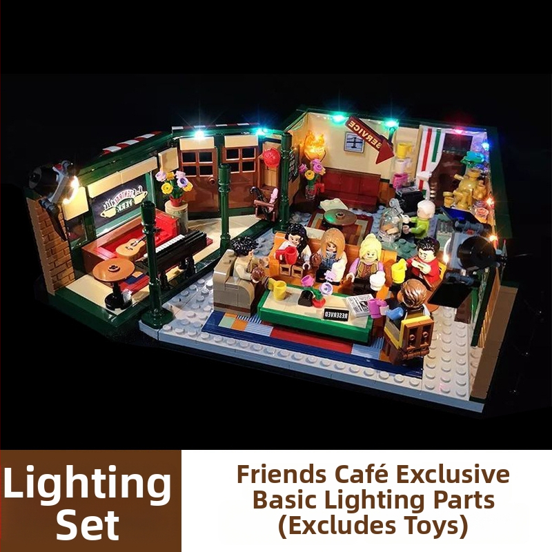Akrilna kutija za Lego Friends Café 21319 model blokova, prozirna, otporna na prašinu