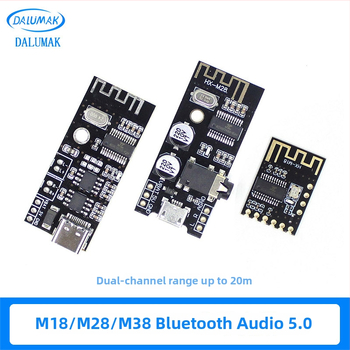 Modul Bluetooth audio prijímača MH-M18/M28/M38 – Bezdrôtový DIY bezstratový autorádio, 4.2 stereo