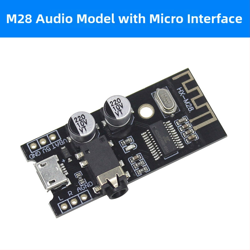 Modul Bluetooth audio prijímača MH-M18/M28/M38 – Bezdrôtový DIY bezstratový autorádio, 4.2 stereo