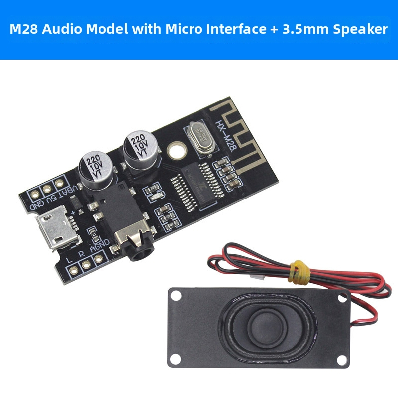 Modul Bluetooth audio prijímača MH-M18/M28/M38 – Bezdrôtový DIY bezstratový autorádio, 4.2 stereo