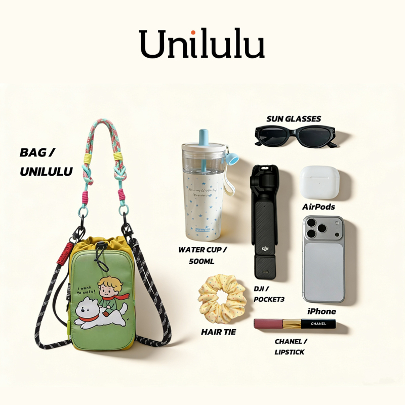Geantă crossbody drăguță cu desene animate pentru eleve, stil Ins, design de nișă, model 2026, elegantă și unică pe umăr