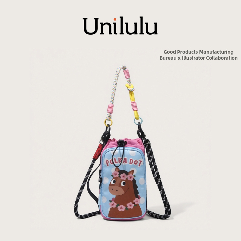Geantă crossbody drăguță cu desene animate pentru eleve, stil Ins, design de nișă, model 2026, elegantă și unică pe umăr
