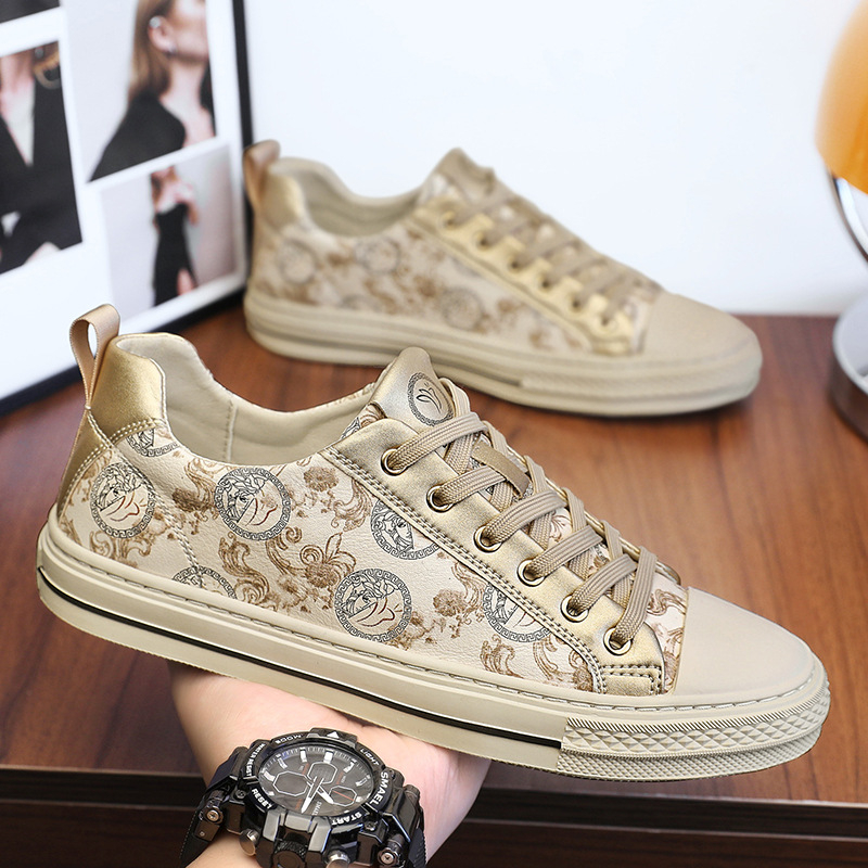 Muške kožne tenisice za ljeto – casual stil, europski trend, nišni dizajn, bijele cipele za sve sezone