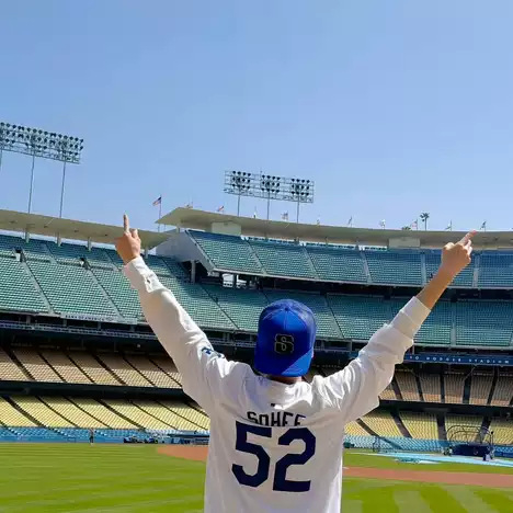 Bejzbalové tričko Dodgers v americkom štýle s potlačou cezhraničnej tlače BTS, krátky rukáv na tréning a súťaž