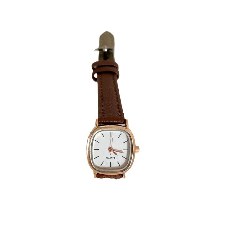 Ženski sat 2026, retro niša minimalistički stil, Instagram-inspiriran, elegantni kvarc sat s pravokutnim brojčanik
