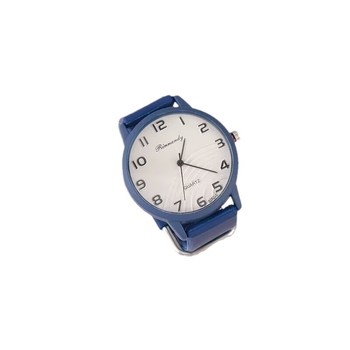 Silikonski kvarc sat s velikim 40 mm okruglim brojčanikom, unisex, opušten stil, svjetsko vrijeme
