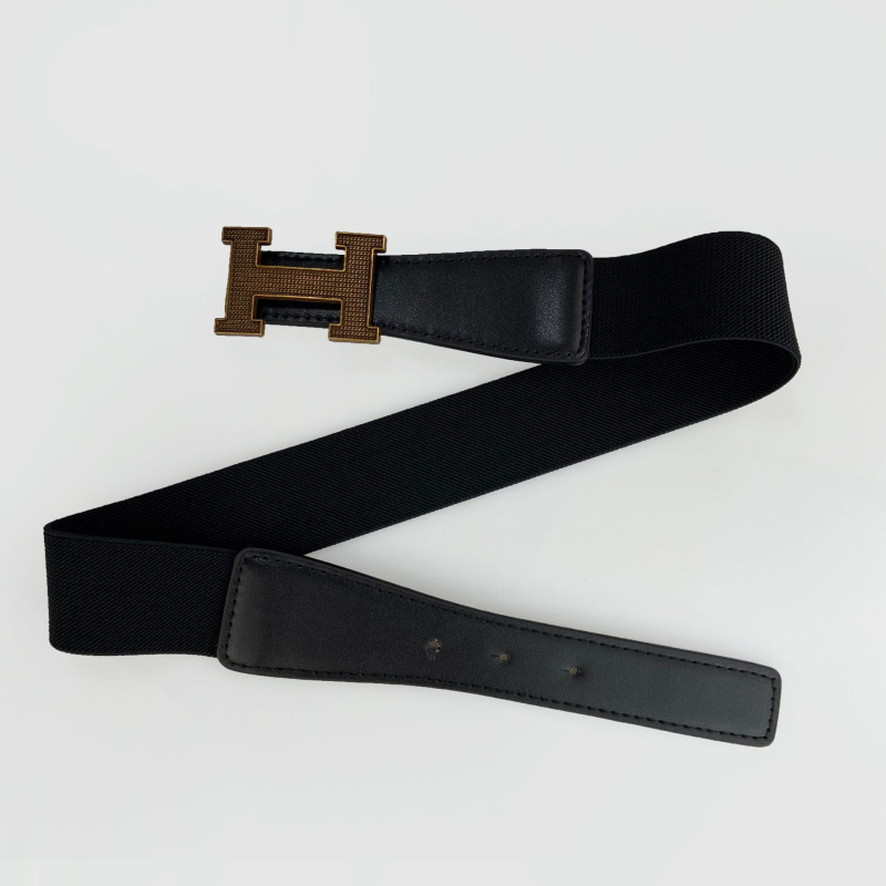 Curea feminină de înaltă calitate, cu cataramă în formă de H și design cu litere, accesoriu decorativ pentru jeanși și costum