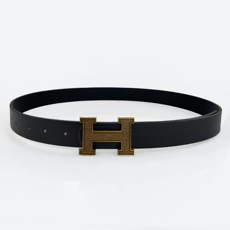 Curea feminină de înaltă calitate, cu cataramă în formă de H și design cu litere, accesoriu decorativ pentru jeanși și costum