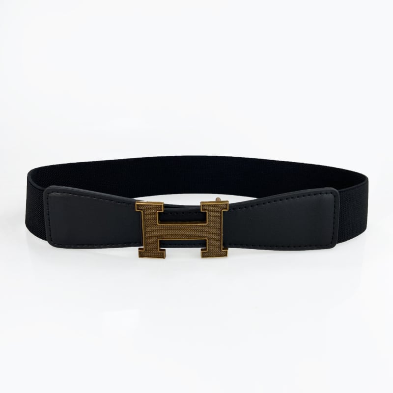 Curea feminină de înaltă calitate, cu cataramă în formă de H și design cu litere, accesoriu decorativ pentru jeanși și costum
