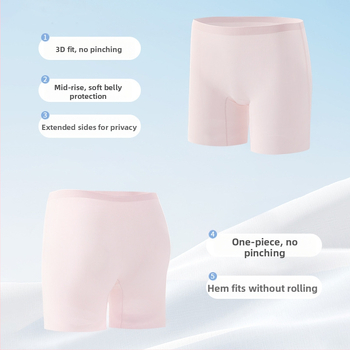 Dievčenské bezpečnostné šortky s chladivou spodnou bielizňou Ice Silk, antibakteriálne pohodlie, dizajn tri v jednom
