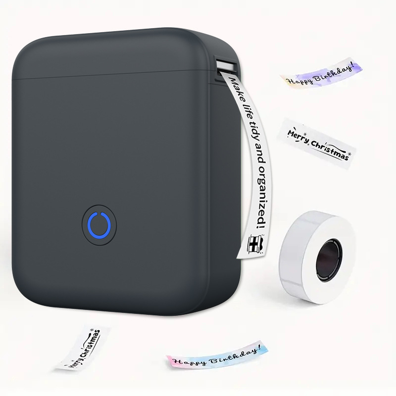 Prenosná Bluetooth termotlačiareň etikiet, kompaktná ručná tlačiareň pre 48 mm štítky, vhodná do domácnosti aj kancelárie