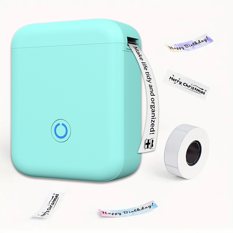 Prenosná Bluetooth termotlačiareň etikiet, kompaktná ručná tlačiareň pre 48 mm štítky, vhodná do domácnosti aj kancelárie