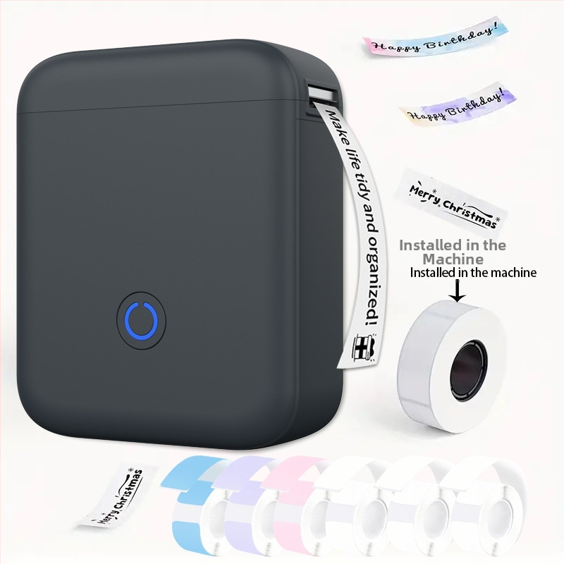 Prenosná Bluetooth termotlačiareň etikiet, kompaktná ručná tlačiareň pre 48 mm štítky, vhodná do domácnosti aj kancelárie