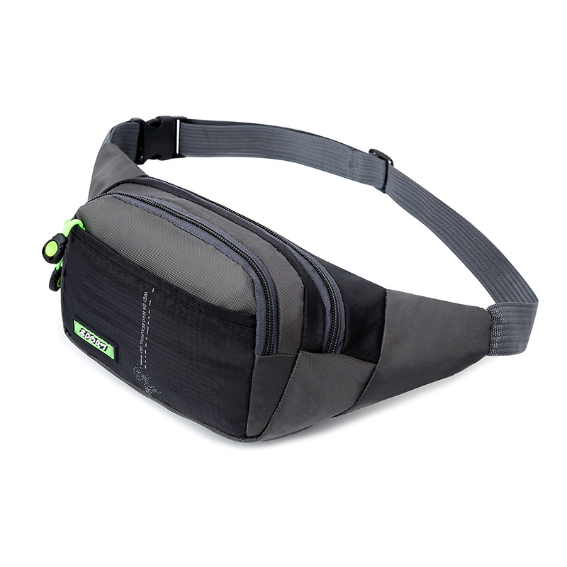 Geantă de talie pentru drumeții în aer liber, unisex, impermeabilă, crossbody pentru alergare și călătorii de recreere