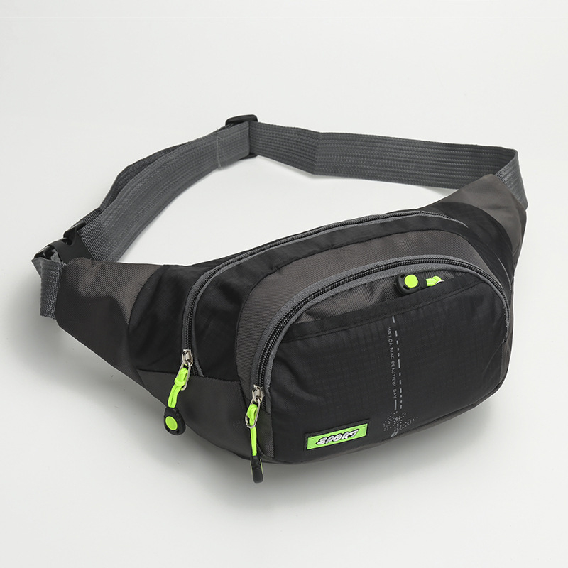 Geantă de talie pentru drumeții în aer liber, unisex, impermeabilă, crossbody pentru alergare și călătorii de recreere
