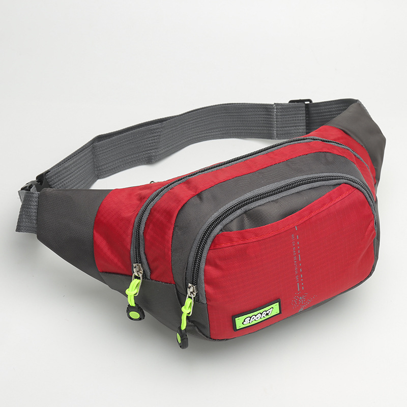 Geantă de talie pentru drumeții în aer liber, unisex, impermeabilă, crossbody pentru alergare și călătorii de recreere