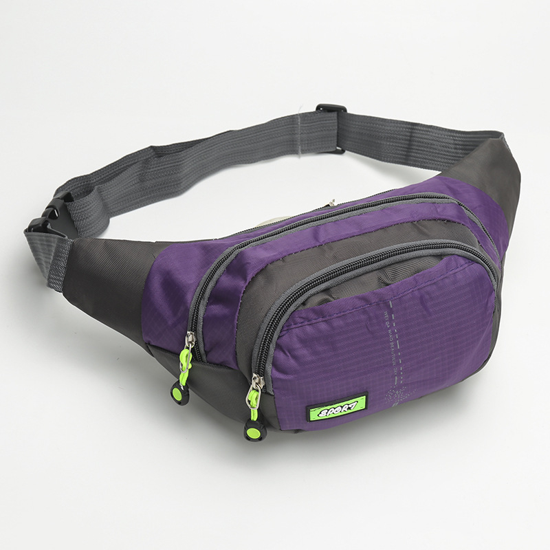 Geantă de talie pentru drumeții în aer liber, unisex, impermeabilă, crossbody pentru alergare și călătorii de recreere