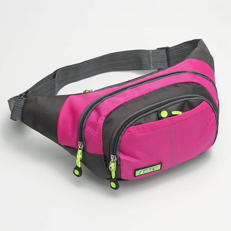 Geantă de talie pentru drumeții în aer liber, unisex, impermeabilă, crossbody pentru alergare și călătorii de recreere
