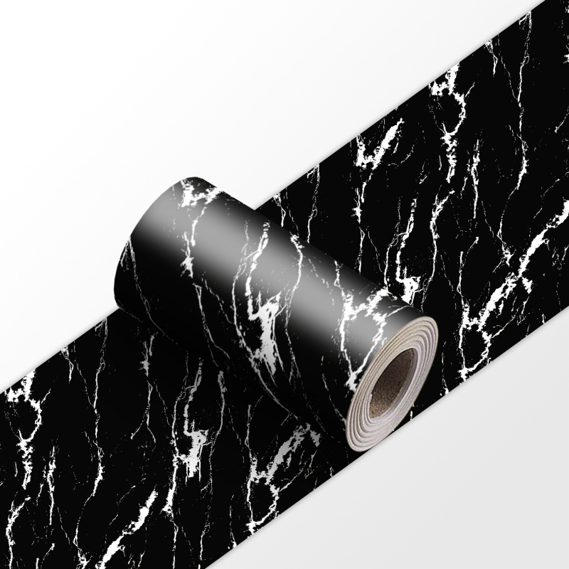 PVC samoljepljivi kuhinjski backsplash i radna ploha uz sudoper, s efektom umjetnog mramora, vodootporan i otporan na masnoće