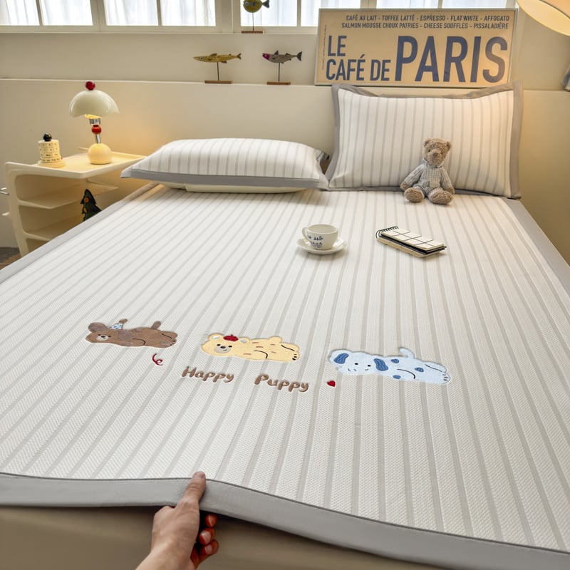 Τάξης Α Ice Silk Cooling Mat για κρεβάτι – Σετ σεντόνια 3 τεμαχίων για φοιτητικό δωμάτιο