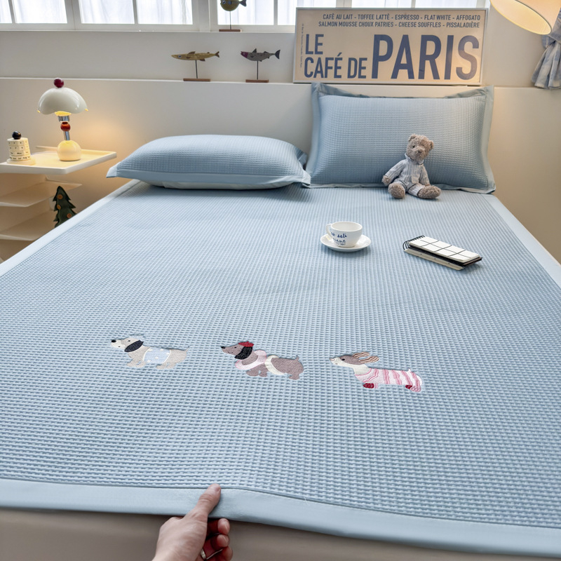 Τάξης Α Ice Silk Cooling Mat για κρεβάτι – Σετ σεντόνια 3 τεμαχίων για φοιτητικό δωμάτιο