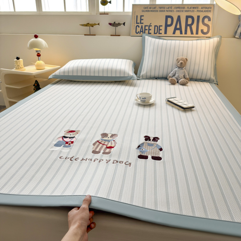 Τάξης Α Ice Silk Cooling Mat για κρεβάτι – Σετ σεντόνια 3 τεμαχίων για φοιτητικό δωμάτιο