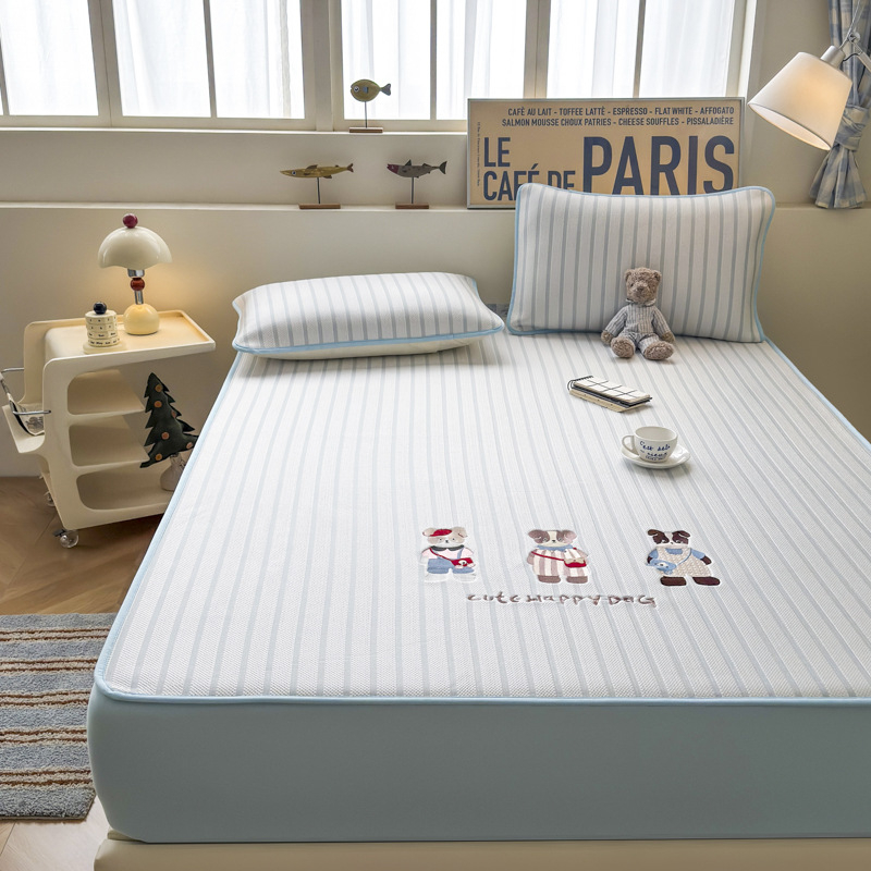 Τάξης Α Ice Silk Cooling Mat για κρεβάτι – Σετ σεντόνια 3 τεμαχίων για φοιτητικό δωμάτιο