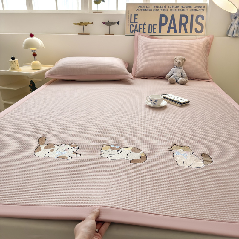 Τάξης Α Ice Silk Cooling Mat για κρεβάτι – Σετ σεντόνια 3 τεμαχίων για φοιτητικό δωμάτιο