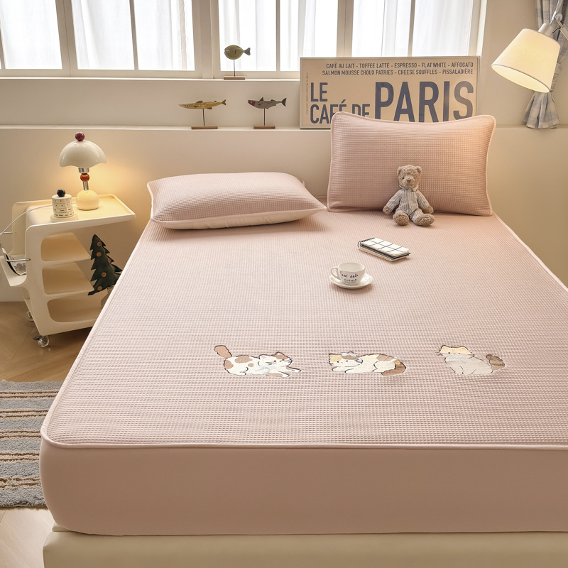 Τάξης Α Ice Silk Cooling Mat για κρεβάτι – Σετ σεντόνια 3 τεμαχίων για φοιτητικό δωμάτιο