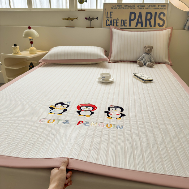 Τάξης Α Ice Silk Cooling Mat για κρεβάτι – Σετ σεντόνια 3 τεμαχίων για φοιτητικό δωμάτιο