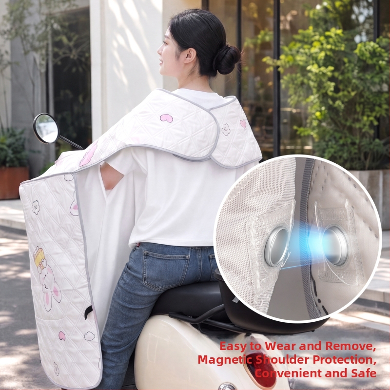 Letný vetruodolný kryt s UV ochranou na elektrické kolobežky, tenká potlač, slnečný plášť na elektrické bicykle, model 2026