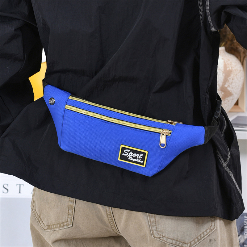 Női karcsú derékpántos táska futáshoz és sporthoz, vékony mellkasi telefontartó, vízálló kültéri crossbody
