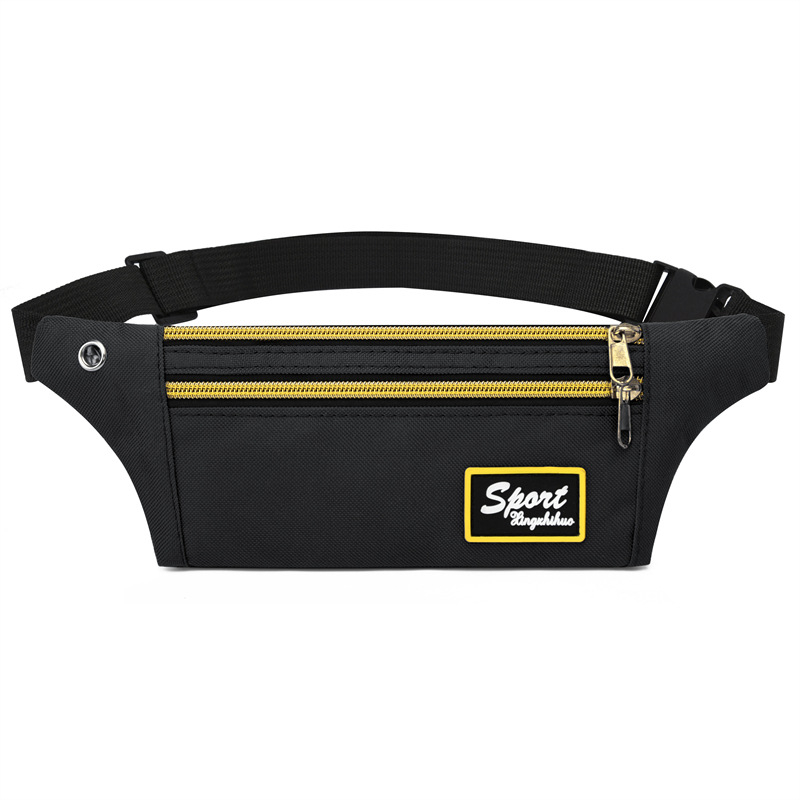 Női karcsú derékpántos táska futáshoz és sporthoz, vékony mellkasi telefontartó, vízálló kültéri crossbody