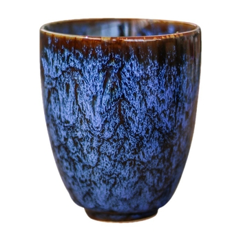 Master Cup velika šalice za čaj s Tenmoku glazurom, porcelin