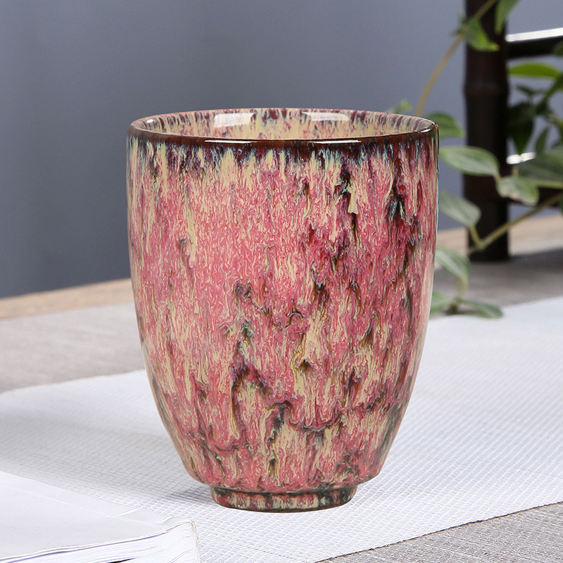 Master Cup velika šalice za čaj s Tenmoku glazurom, porcelin