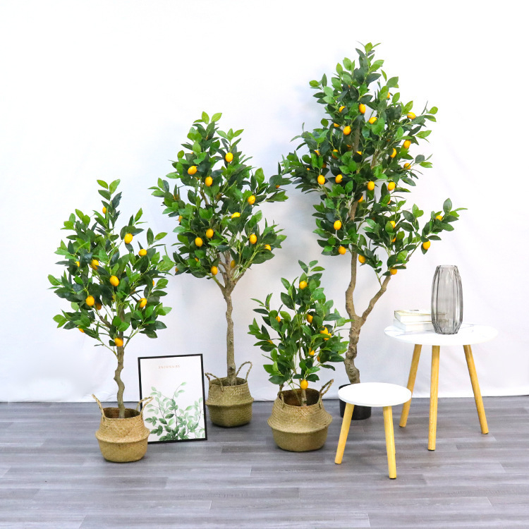 Vještačka biljka u posudi — Ptica raja i Palma putnika, podni bonsai dekoracija za interijer
