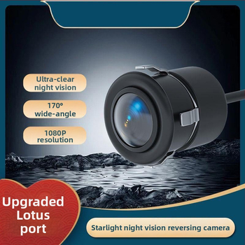 Univerzálna AHD cúvacia kamera do auta, okrúhla Ø18,5 mm, HD, nočné videnie, CCD, cúvacia kamera, navigácia